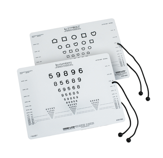 Lea Near Chart And Numbers Tests De Cerca Infantiles Agudeza Visual