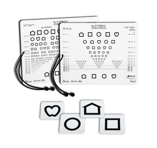 LEA near chart + crowding, with cord Visual Acuity (Near) for